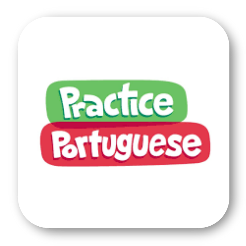Logo de Practice Portuguese, application spécialisée dans l'apprentissage du portugais européen
