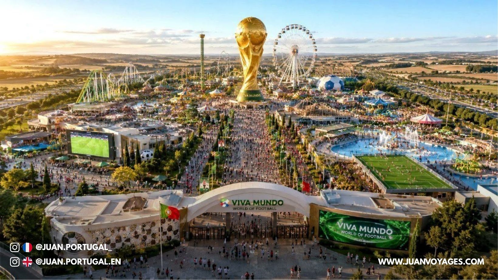 Parc d’Attractions Disneyland Football Viva Mundo – Juan Portugal Parc d'Attractions Disneyland Football Viva Mundo - Juan Portugal